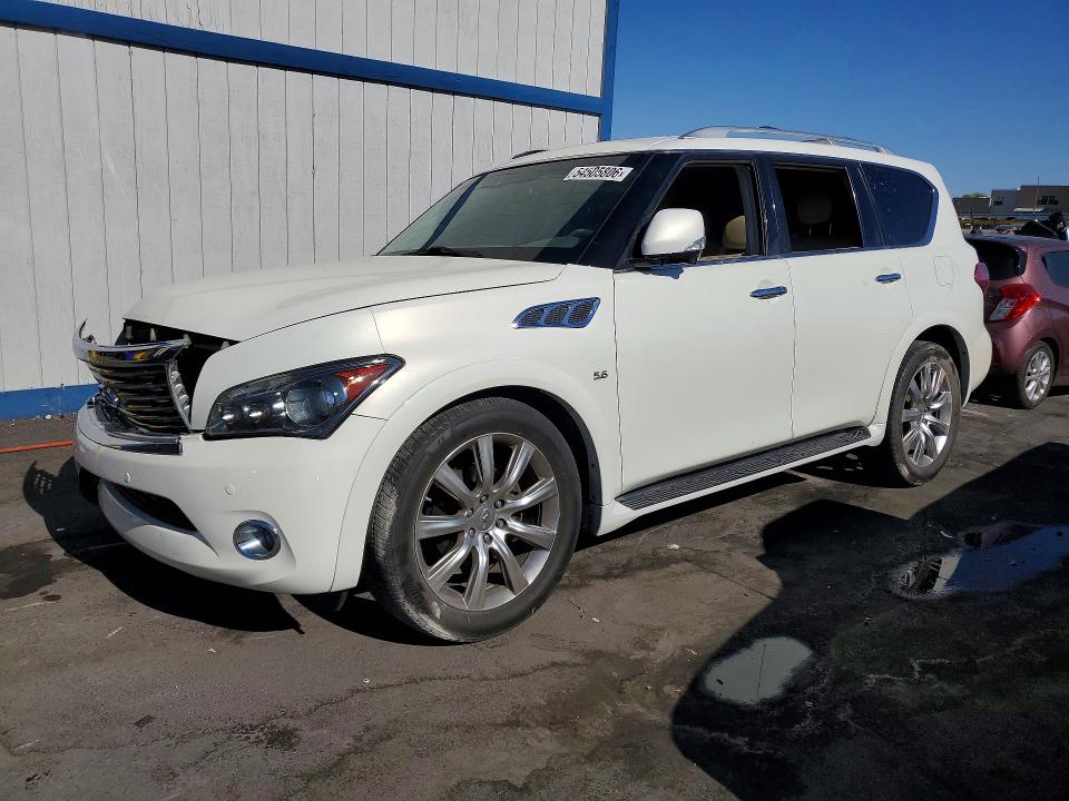 54505806 :رقم المزاد ، JN8AZ2ND4E9750901 vin ، 2014 Infiniti Qx80 مزاد بيع