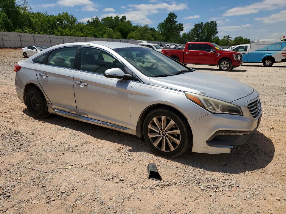 2015 Hyundai Sonata მანქანა იყიდება აუქციონზე, vin: 5NPE34AF4FH114795, აუქციონის ნომერი: 52678496