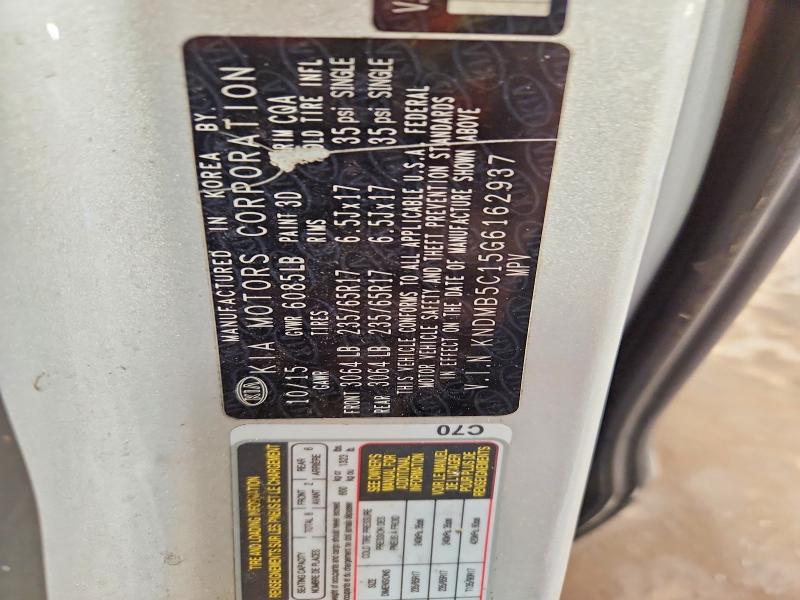 Продаж на аукціоні авто 2016 Kia Sedona, vin: KNDMB5C15G6162937, номер лоту: 55121466