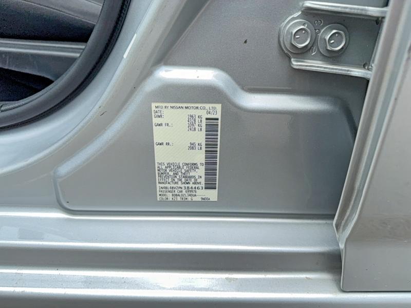 2023 Nissan Altima მანქანა იყიდება აუქციონზე, vin: 1N4BL4BV2PN384463, აუქციონის ნომერი: 54919286