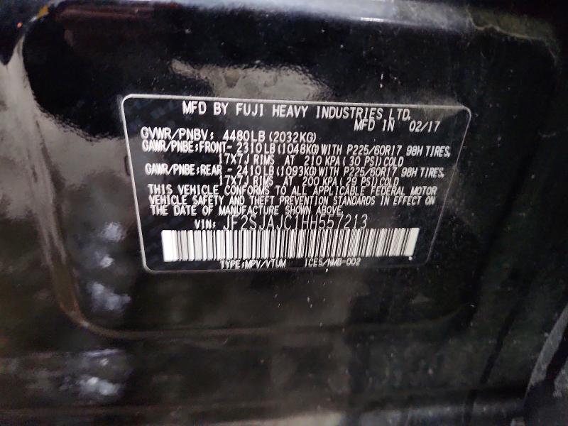 53101746 :رقم المزاد ، JF2SJAJC1HH557213 vin ، 2017 Subaru Forester مزاد بيع