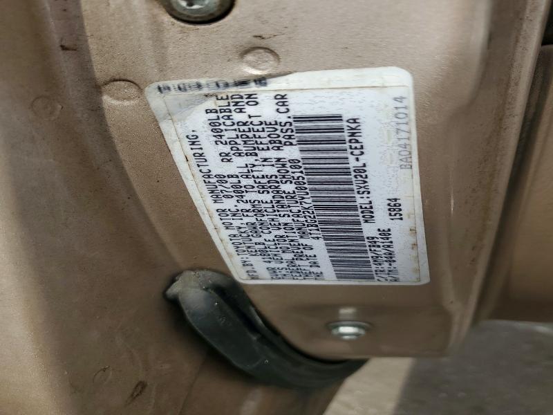 Продажа на аукционе авто 2000 Toyota Camry, vin: 4T1BG22K7YU005100, номер лота: 53443296