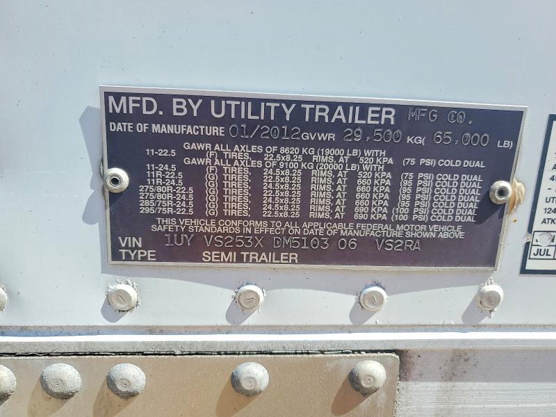 Продажа на аукционе авто 2013 Utility Trailer Trailer, vin: 1UYVS253XDM510306, номер лота: 52691806