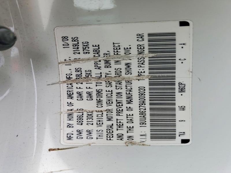 Aukcja sprzedaży 2009 Acura Tl, vin: 19UUA86279A009020, numer aukcji: 53513356