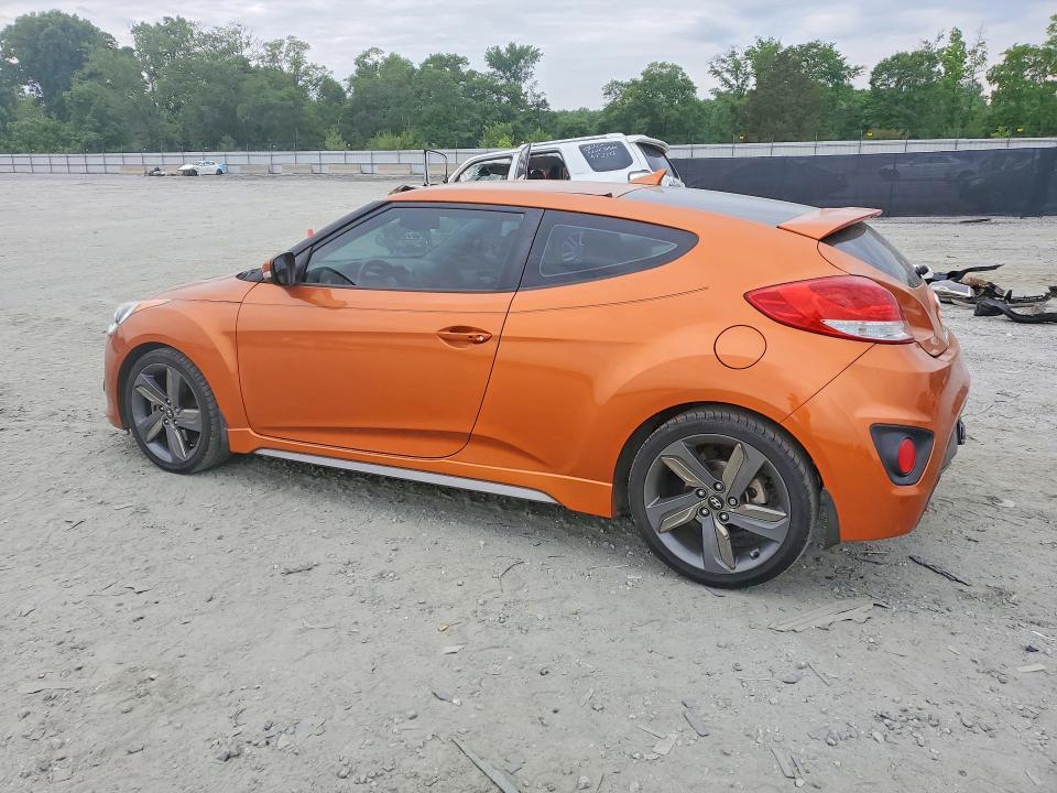 2014 Hyundai Veloster 3dr მანქანა იყიდება აუქციონზე, vin: KMHTC6AE6EU192618, აუქციონის ნომერი: 53010716