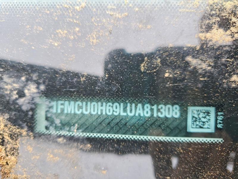52582916 :رقم المزاد ، 1FMCU0H69LUA81308 vin ، 2020 Ford Escape مزاد بيع