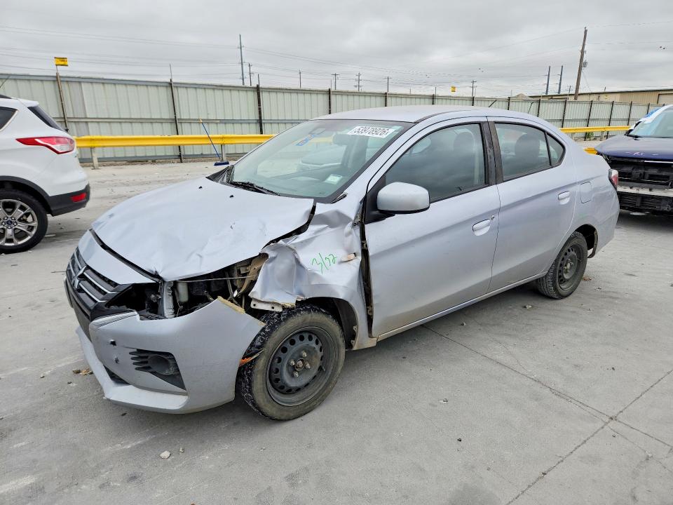 2022 Mitsubishi Mirage მანქანა იყიდება აუქციონზე, vin: ML32FUFJ7NHF02517, აუქციონის ნომერი: 53978926