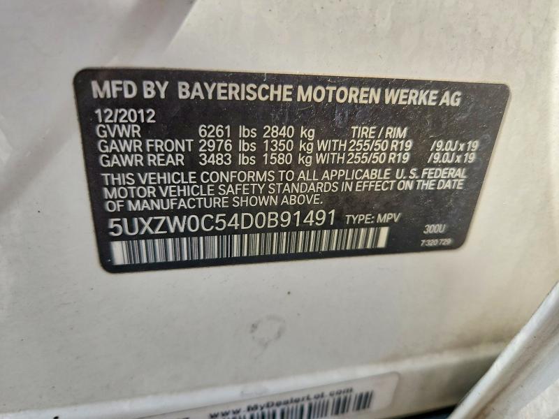 Продажа на аукционе авто 2013 Bmw X5, vin: 5UXZW0C54D0B91491, номер лота: 53192726