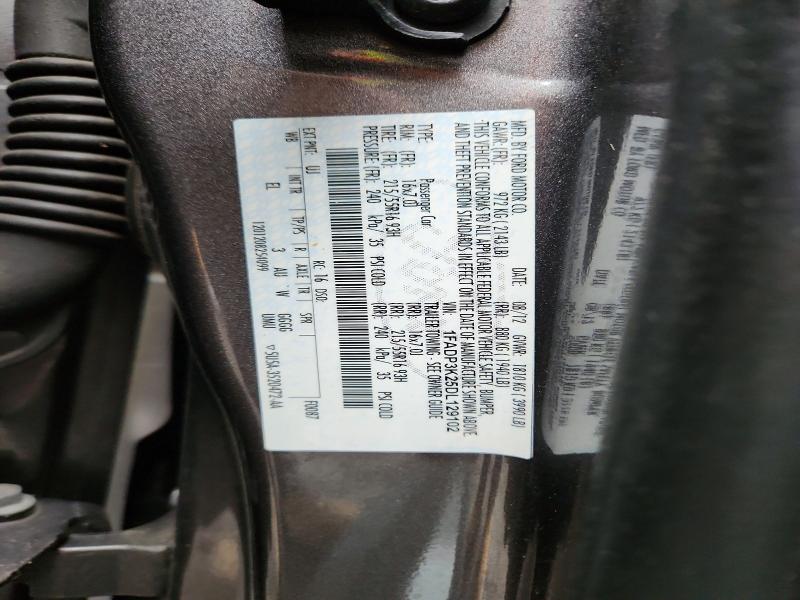 54676586 :رقم المزاد ، 1FADP3K25DL129102 vin ، 2013 Ford Focus مزاد بيع