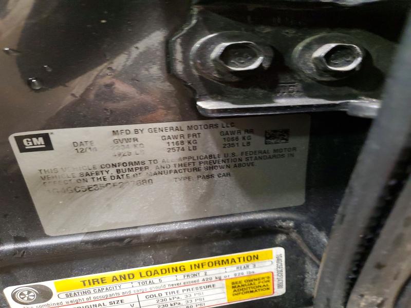 53085646 :رقم المزاد ، 1G4GC5E35CF247680 vin ، 2012 Buick Lacrosse مزاد بيع