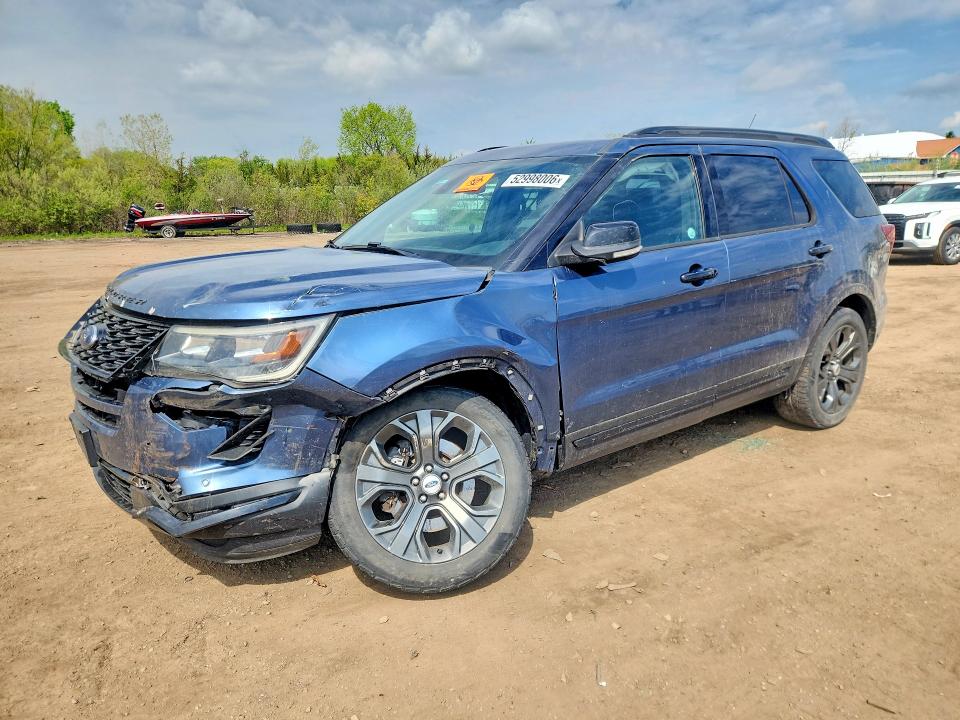 Aukcja sprzedaży 2018 Ford Explorer, vin: 1FM5K8GT6JGA53692, numer aukcji: 52998006