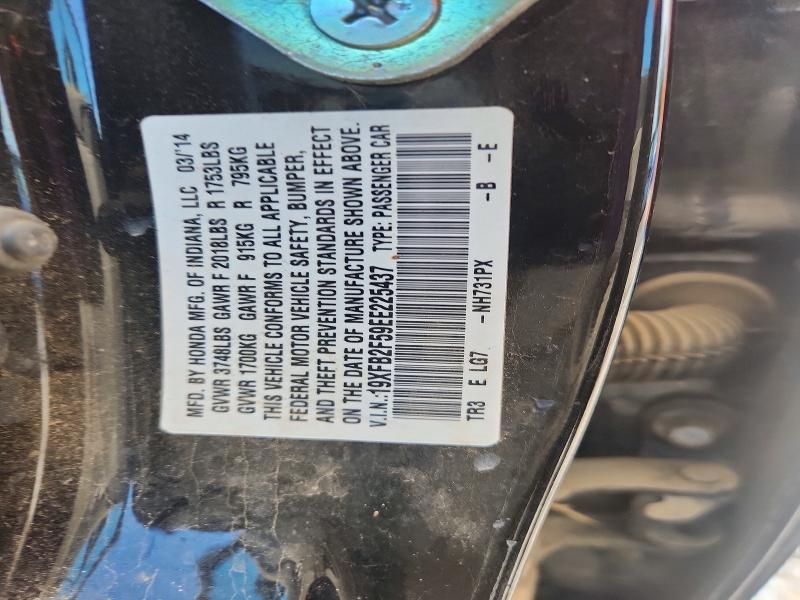 Aukcja sprzedaży 2014 Honda Civic, vin: 19XFB2F59EE225437, numer aukcji: 54660186