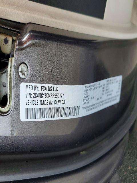 52139426 :رقم المزاد ، 2C4RC1BG4PR550171 vin ، 2023 Chrysler Pacifica مزاد بيع