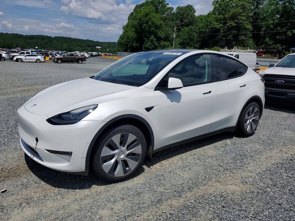 Продажа на аукционе авто 2022 Tesla Model Y, vin: 7SAYGDEE6NF358144, номер лота: 53596236