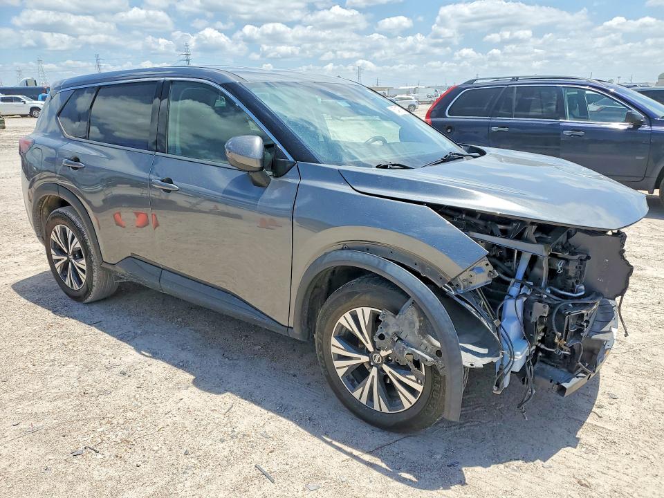 53407766 :رقم المزاد ، 5N1AT3BB7MC756503 vin ، 2021 Nissan Rogue مزاد بيع