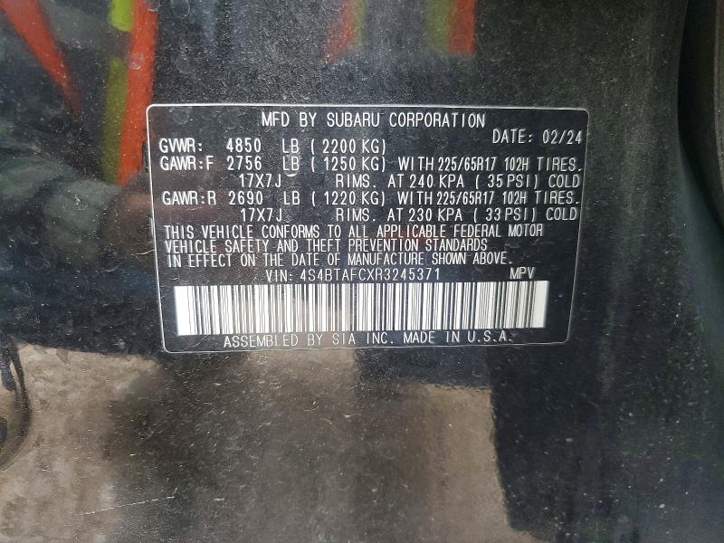 Продажа на аукционе авто 2024 Subaru Outback, vin: 4S4BTAFCXR3245371, номер лота: 52424226