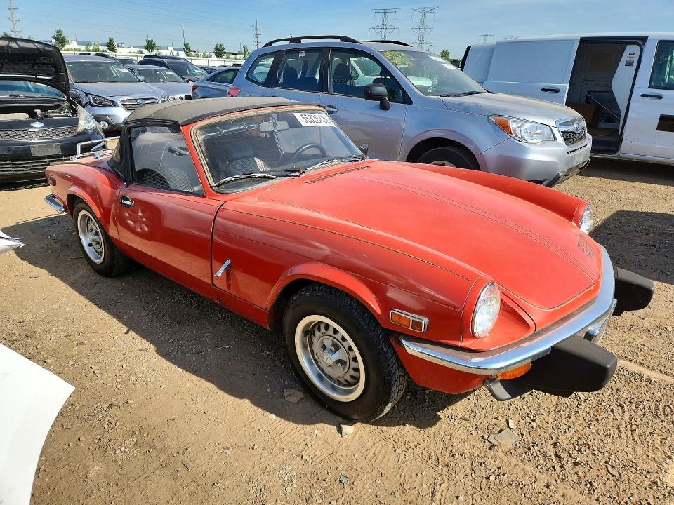 55320436 :رقم المزاد ، FM71487U vin ، 1978 Triumph Car Spitfire 1500 مزاد بيع