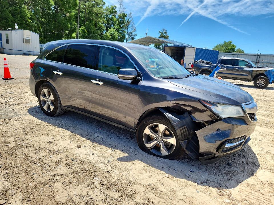 52852516 :رقم المزاد ، 5FRYD3H28EB015559 vin ، 2014 Acura Mdx مزاد بيع
