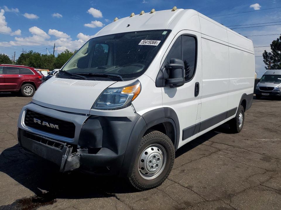 55419366 :رقم المزاد ، 3C6MRVJG3ME533013 vin ، 2021 Ram Promaster 3500 مزاد بيع