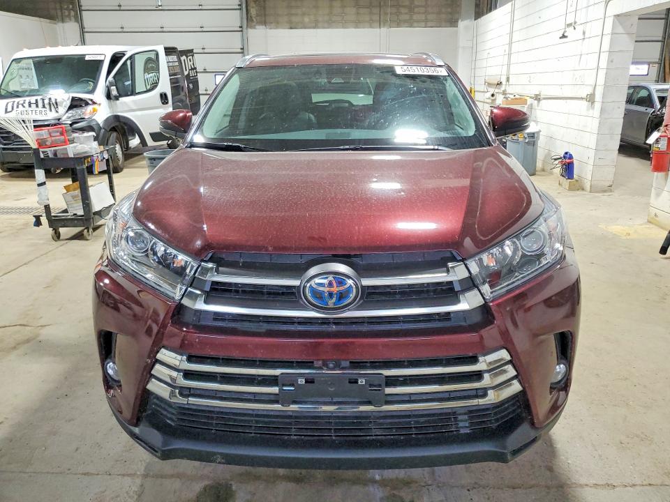 54510356 :رقم المزاد ، 5TDDGRFH0JS046991 vin ، 2018 Toyota Highlander Hybrid مزاد بيع