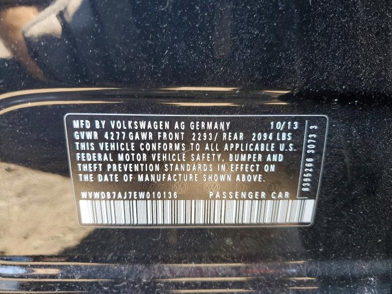 Продаж на аукціоні авто 2014 Volkswagen Golf, vin: WVWDB7AJ7EW010136, номер лоту: 52550266