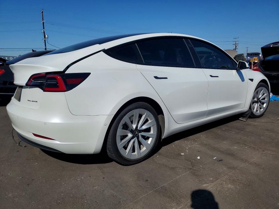 Продажа на аукционе авто 2021 Tesla Model 3, vin: 5YJ3E1EB9MF015487, номер лота: 52874646