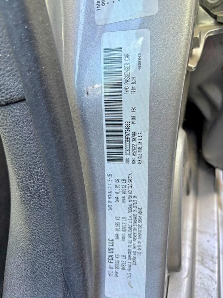 2015 Chrysler 200 მანქანა იყიდება აუქციონზე, vin: 1C3CCCCB9FN734803, აუქციონის ნომერი: 52745166
