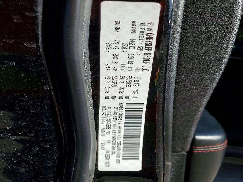 52872706 :رقم المزاد ، 1C4SDJCT5DC565549 vin ، 2013 Dodge Durango مزاد بيع