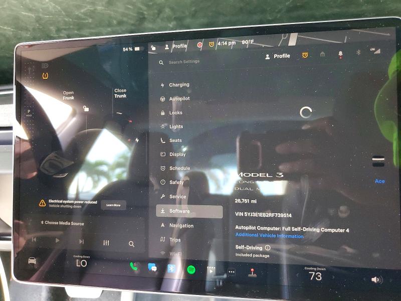 Aukcja sprzedaży 2024 Tesla Model 3, vin: 5YJ3E1EB2RF739514, numer aukcji: 52200576