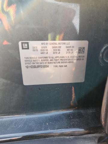 Продажа на аукционе авто 2015 Chevrolet Malibu, vin: 1G11C5SL6FF318994, номер лота: 52904416