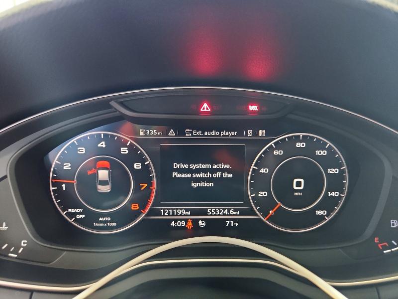 2018 Audi A4 მანქანა იყიდება აუქციონზე, vin: WAUPNAF46JA083894, აუქციონის ნომერი: 55016516