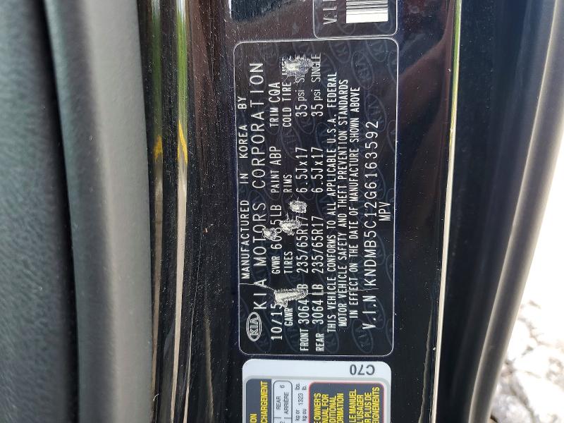 Продаж на аукціоні авто 2016 Kia Sedona, vin: KNDMB5C12G6163592, номер лоту: 54953666