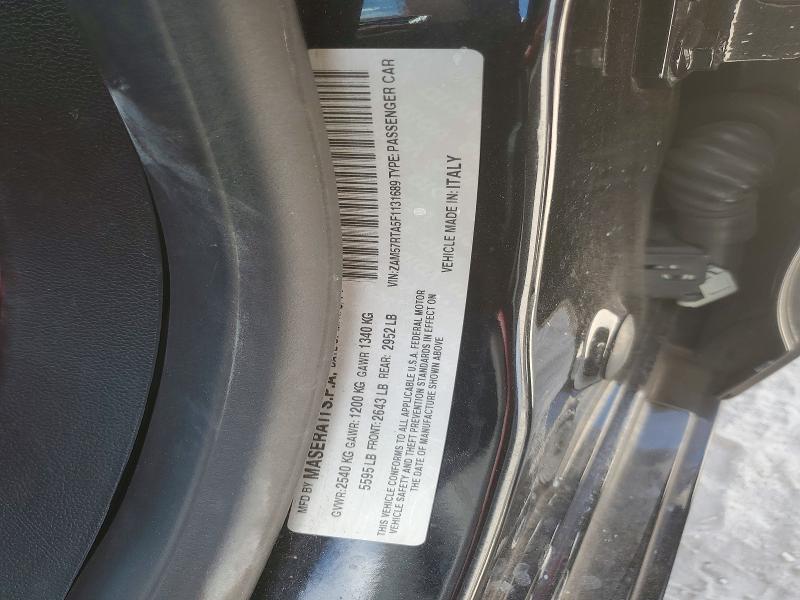 54587106 :رقم المزاد ، ZAM57RTA5F1131689 vin ، 2015 Maserati Ghibli مزاد بيع