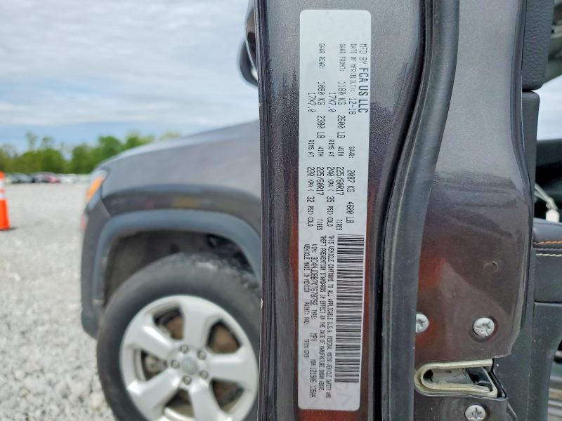 Aukcja sprzedaży 2019 Jeep Compass, vin: 3C4NJDBB7KT678792, numer aukcji: 53888406
