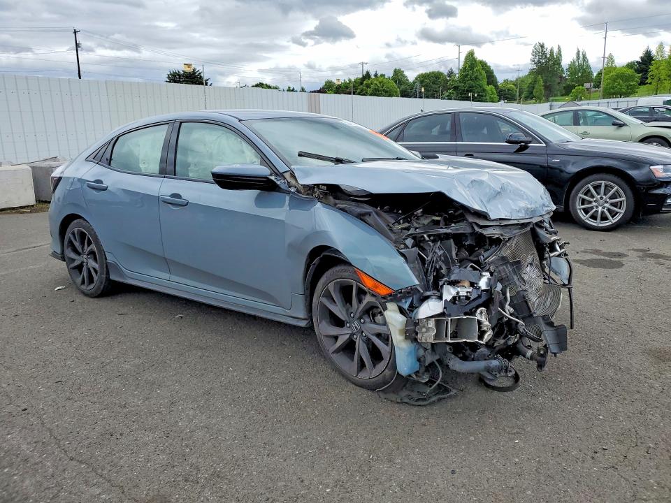 53460386 :رقم المزاد ، SHHFK7H42JU401989 vin ، 2018 Honda Civic مزاد بيع