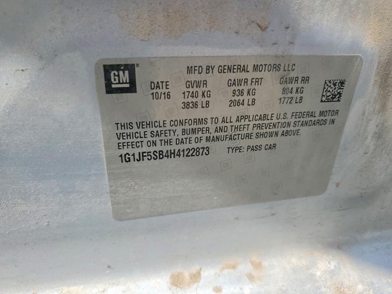 Продаж на аукціоні авто 2017 Chevrolet Sonic, vin: 1G1JF5SB4H4122873, номер лоту: 53462266