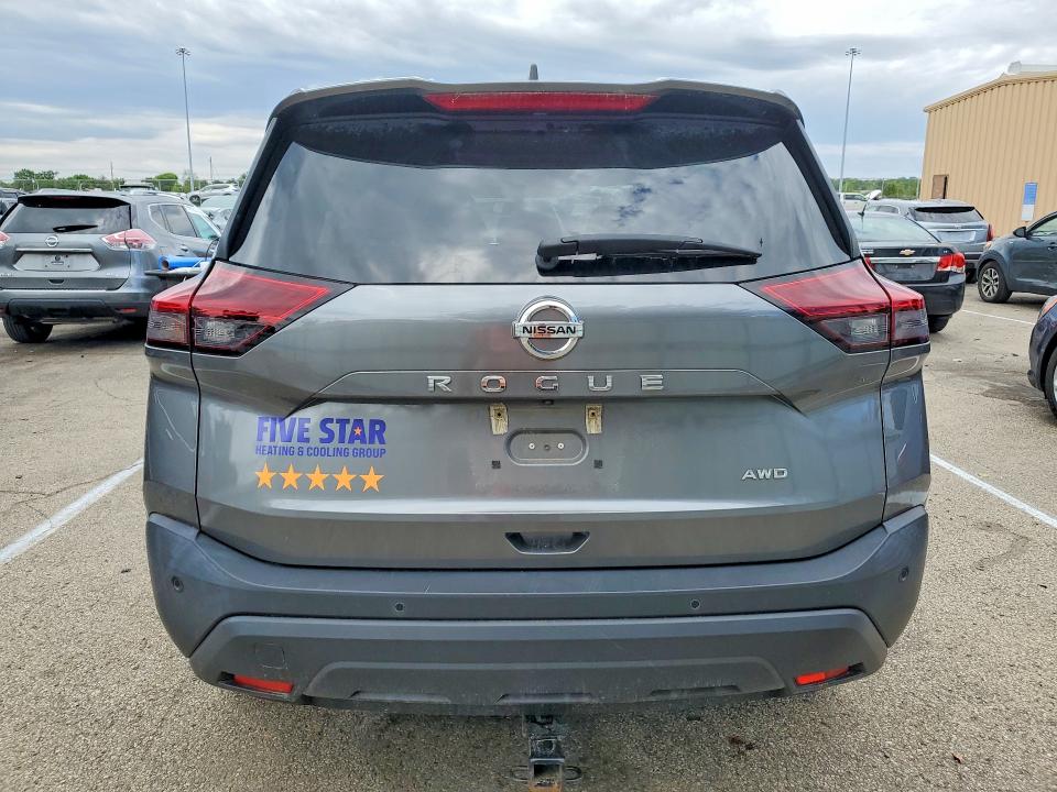 52841436 :رقم المزاد ، 5N1AT3AB1MC843203 vin ، 2021 Nissan Rogue مزاد بيع