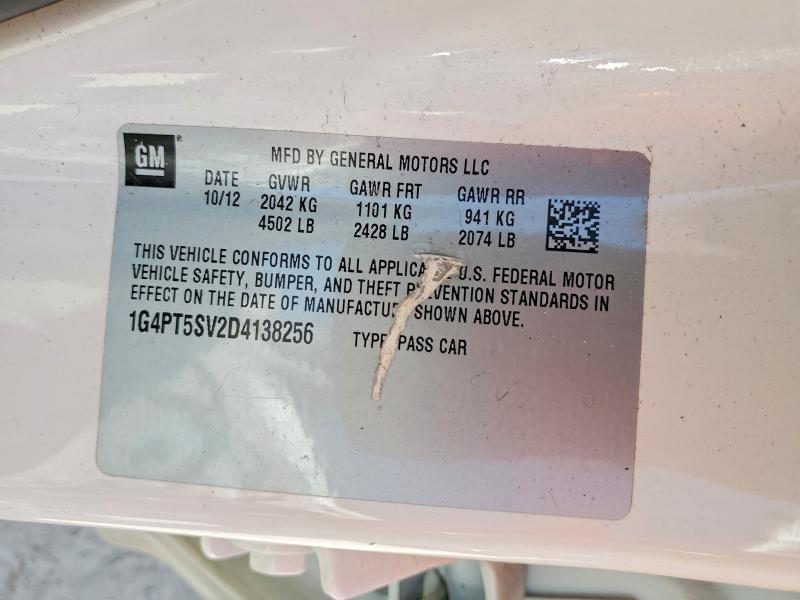54907566 :رقم المزاد ، 1G4PT5SV2D4138256 vin ، 2013 Buick Verano مزاد بيع