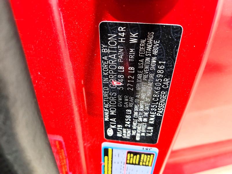 Aukcja sprzedaży 2019 Kia Stinger, vin: KNAE35LC8K6059861, numer aukcji: 54899676