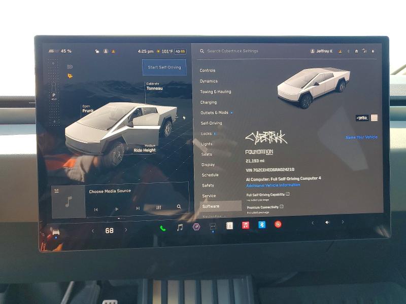 Продаж на аукціоні авто 2024 Tesla Cybertruck, vin: 7G2CEHED6RA024210, номер лоту: 52935046