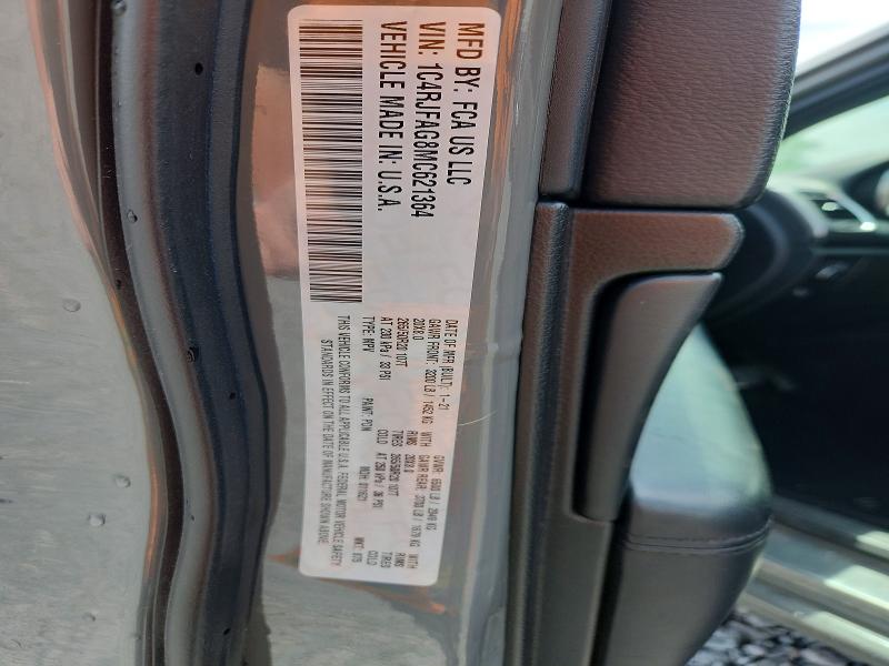 Aukcja sprzedaży 2021 Jeep Grand Cherokee, vin: 1C4RJFAG8MC621364, numer aukcji: 54805906