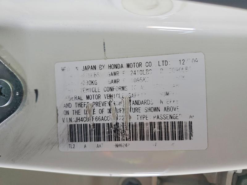 52259416 :رقم المزاد ، JH4CU2F66AC018123 vin ، 2010 Acura Tsx مزاد بيع