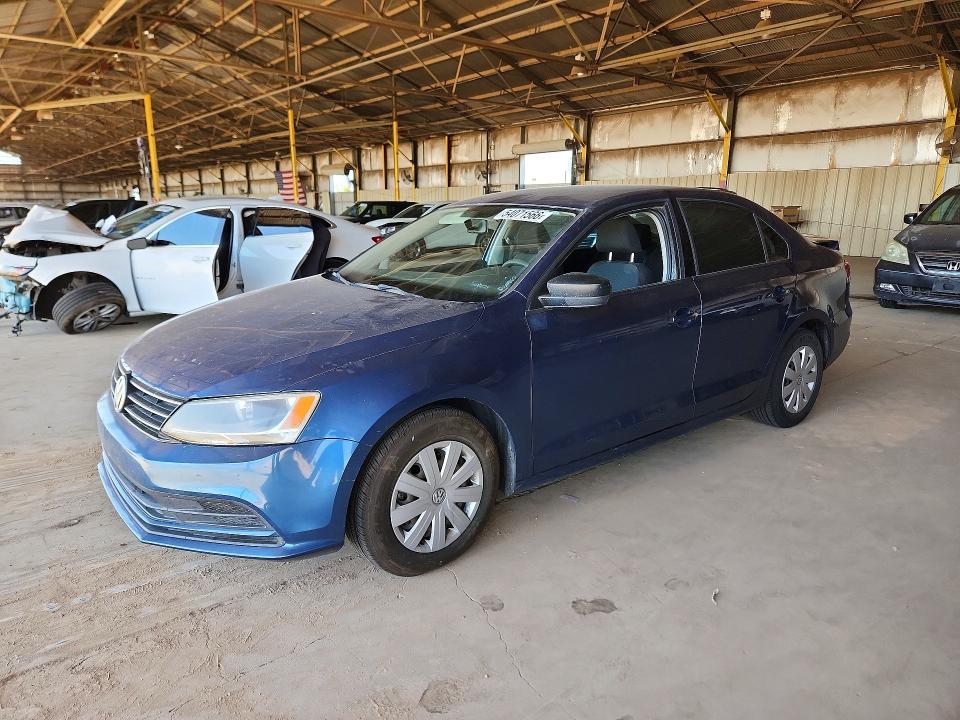2015 Volkswagen Jetta მანქანა იყიდება აუქციონზე, vin: 3VW2K7AJXFM252201, აუქციონის ნომერი: 54071566