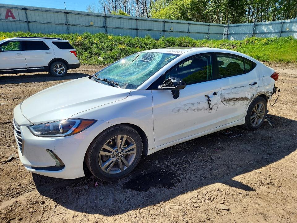 53560446 :رقم المزاد ، 5NPD84LF3JH279126 vin ، 2018 Hyundai Elantra مزاد بيع