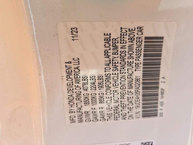 Продажа на аукционе авто 2024 Acura Integra, vin: 19UDE4H35RA020861, номер лота: 54917126