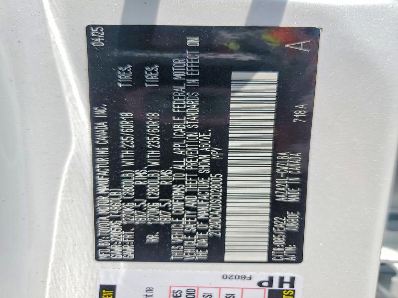 Aukcja sprzedaży 2025 Lexus Nx 250, vin: 2T2ADCAZ0SC028005, numer aukcji: 52028096
