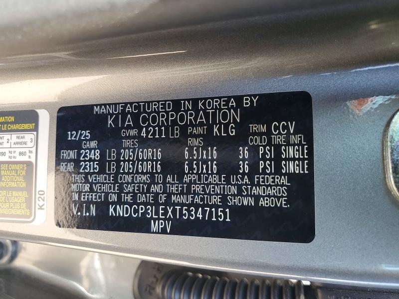 Продажа на аукционе авто 2026 Kia Niro, vin: KNDCP3LEXT5347151, номер лота: 53471696