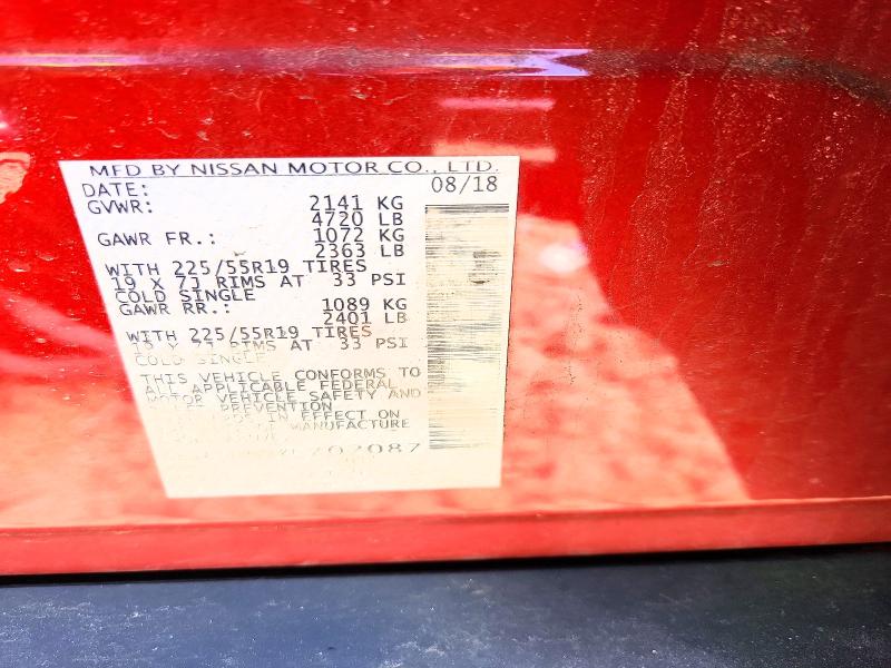 Продаж на аукціоні авто 2019 Nissan Rogue, vin: 5N1AT2MV4KC702087, номер лоту: 52889526
