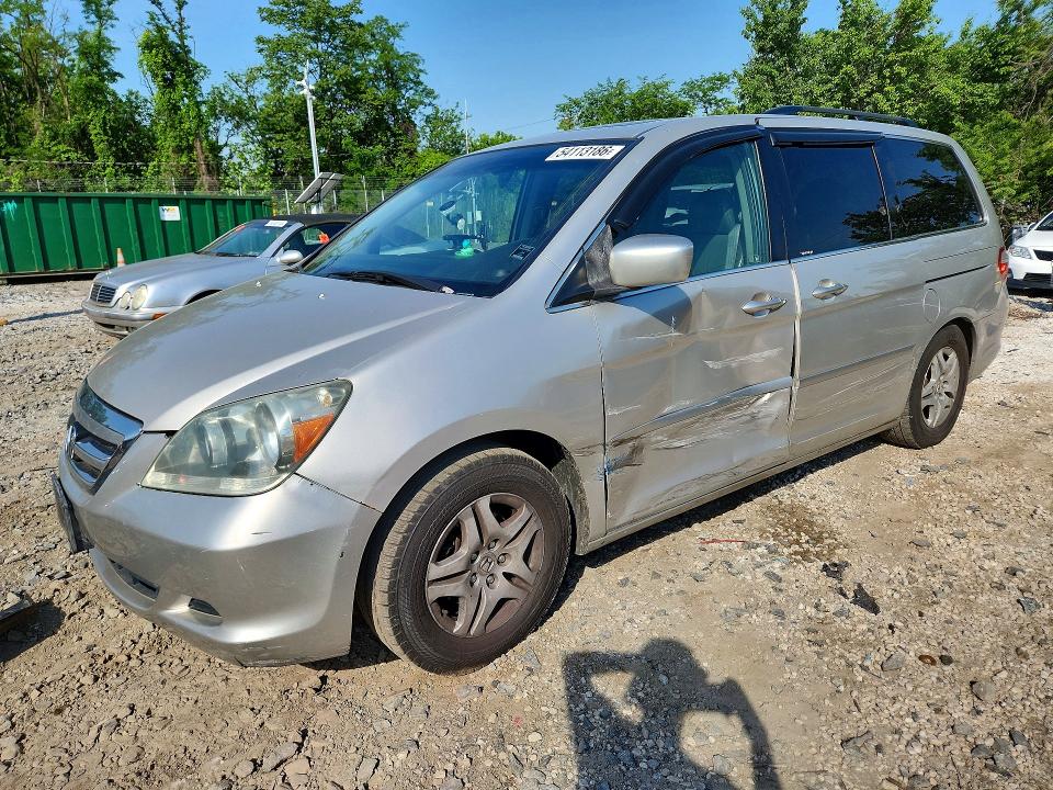 2005 Honda Odyssey მანქანა იყიდება აუქციონზე, vin: 5FNRL38705B135456, აუქციონის ნომერი: 54113186