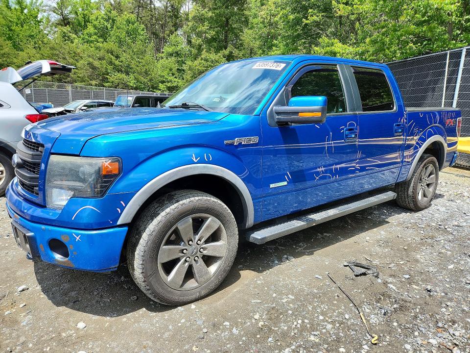 53597376 :رقم المزاد ، 1FTFW1ET8EKD49968 vin ، 2014 Ford F150 مزاد بيع